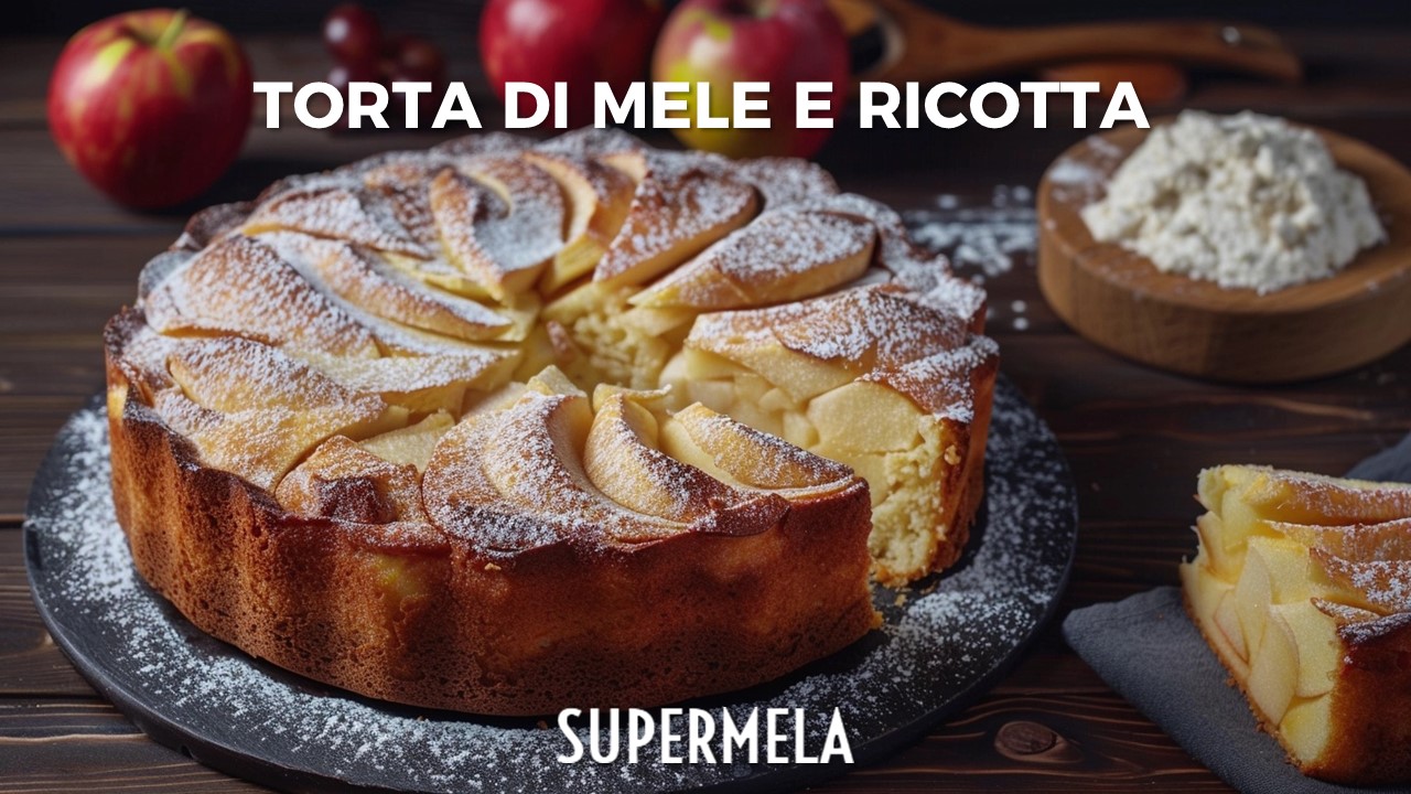 Torta mele e ricotta